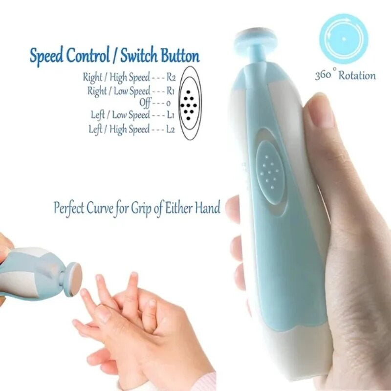 LAYDEZO® Multifunctional Electric Baby Nail Trimmer