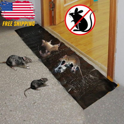 Effective 4Pcs Rat & Pest Glue Traps - Safe, Odorless, and Waterproof