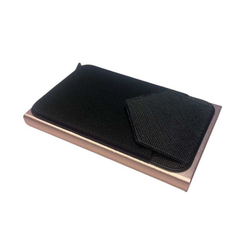 Slim Aluminum RFID Card Holders with Automatic Pop-up