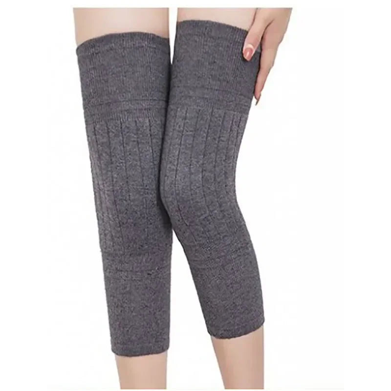 Thermal Cashmere Knee Warmers – Stretchy & Warm Support Pads