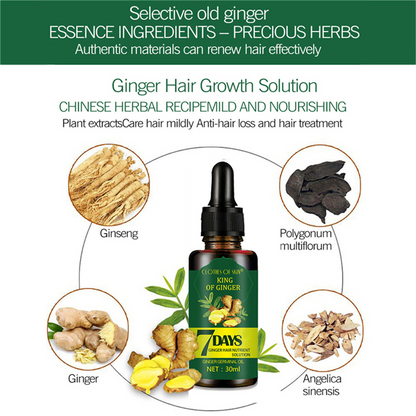 7 Days Hair Growth Ginger Essence