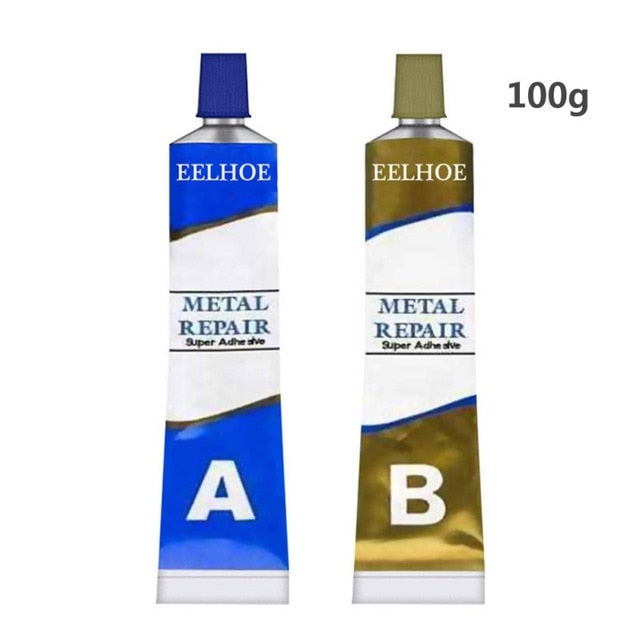 Adhésif de réparation de métal Super Glue (A+B)