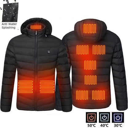 Winter USB Heated Warm Unisex Jacket