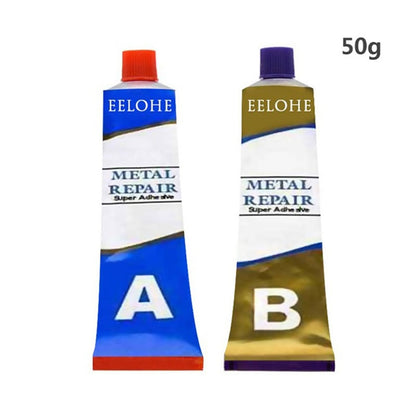 Adhésif de réparation de métal Super Glue (A+B)