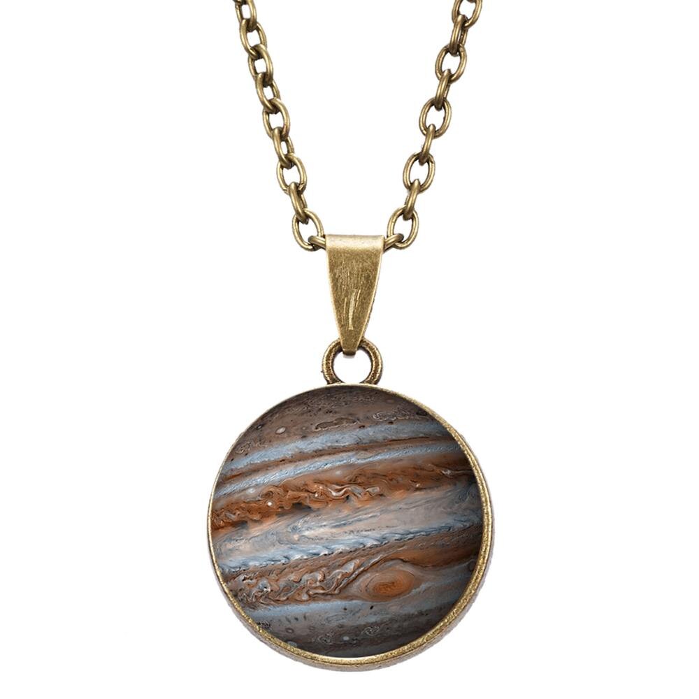 Unisex Glow In The Dark Galaxy Necklace