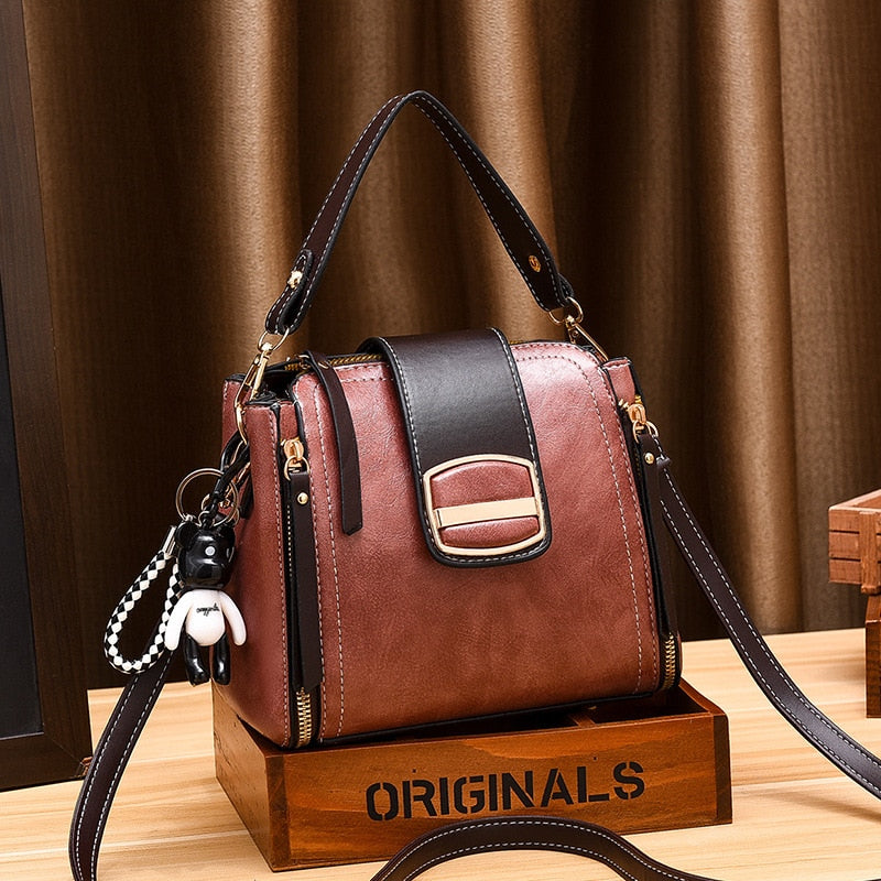 Trend Handtaschen für Damen Vintage PU-Leder 