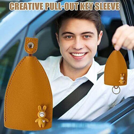 Cute Pull Out Unisex Key Case