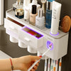 Multifunctional Toothbrush Holder, Wall Mount Rack Tools Set